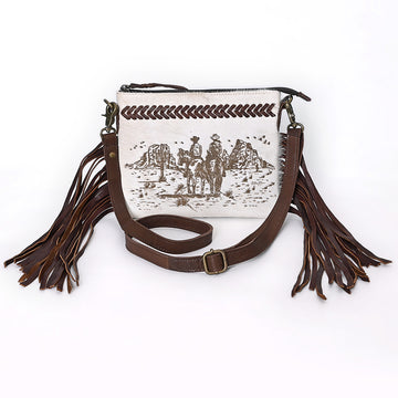 American Darling Cross Body Hair On Full Grain Genuine Leather Western Women Bag | Handbag Purse Bags for Cute